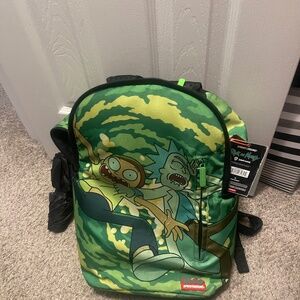 Sprayground Rick & Morty backpack